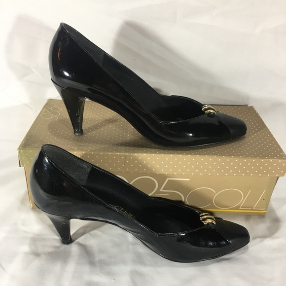 Vintage Shoes - Vintage Black 925 JCPenney Collection Heel